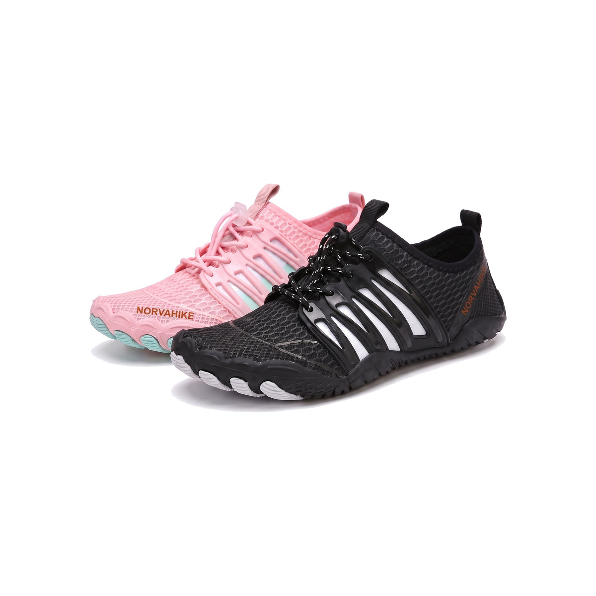 Norvaflex Barefoot Wide Toe Riverbed Duo in Black