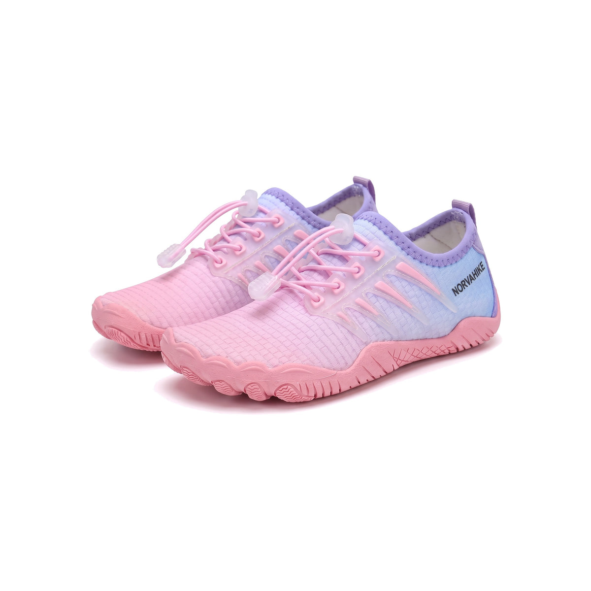 Norvaflex Barefoot Wide Toe Rockpool Kids in Pink / Purple
