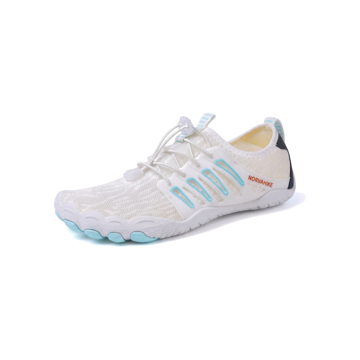 Norvaflex Barefoot Wide Toe Shore in White / Mint