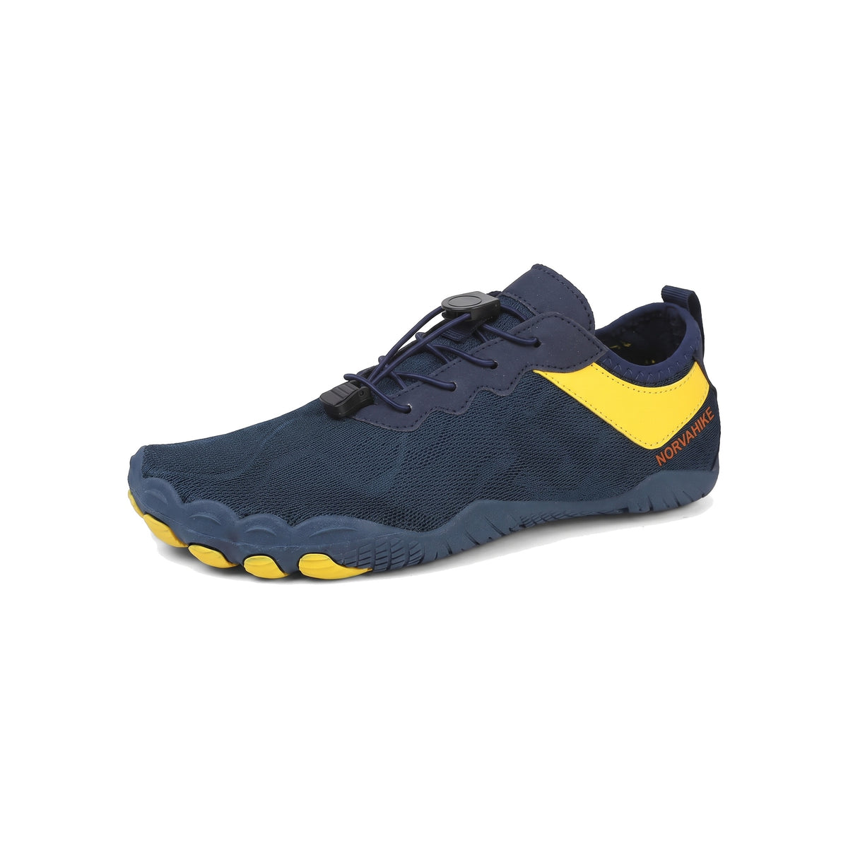 Norvaflex Barefoot Wide Toe Lagoon in Navy / Yellow