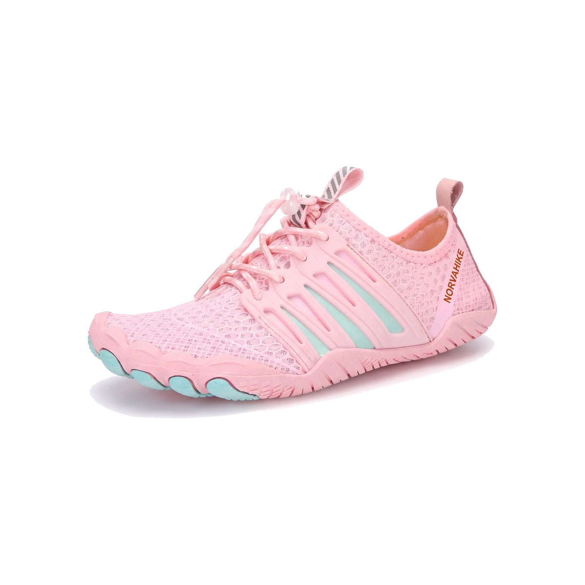 Norvaflex Barefoot Wide Toe Riverbed Duo in Pink / Mint