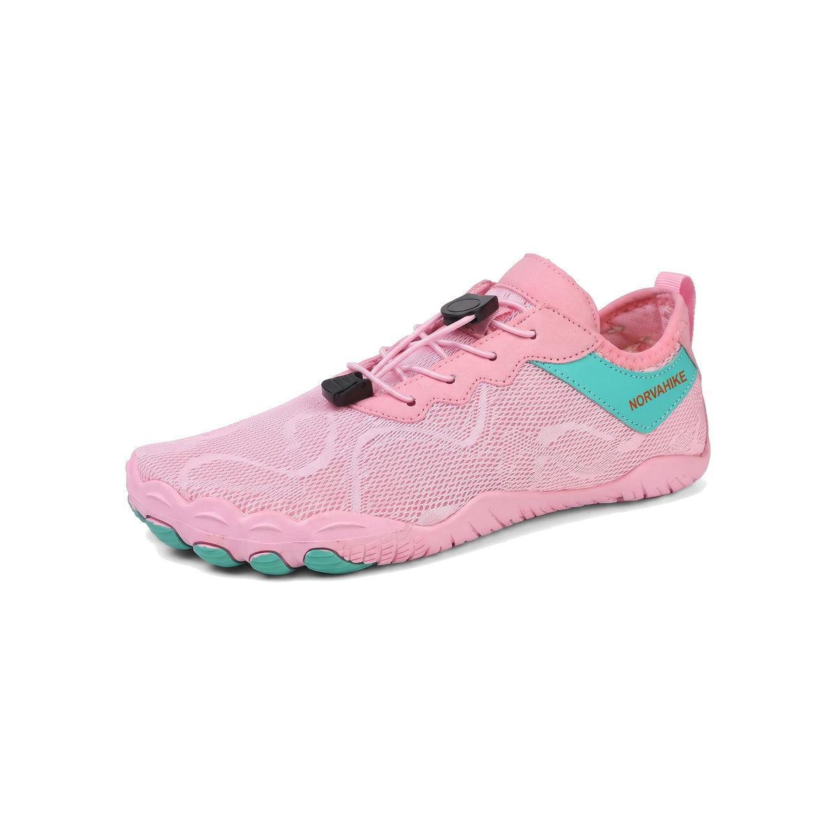 Norvaflex Barefoot Wide Toe Lagoon in Pink / Mint