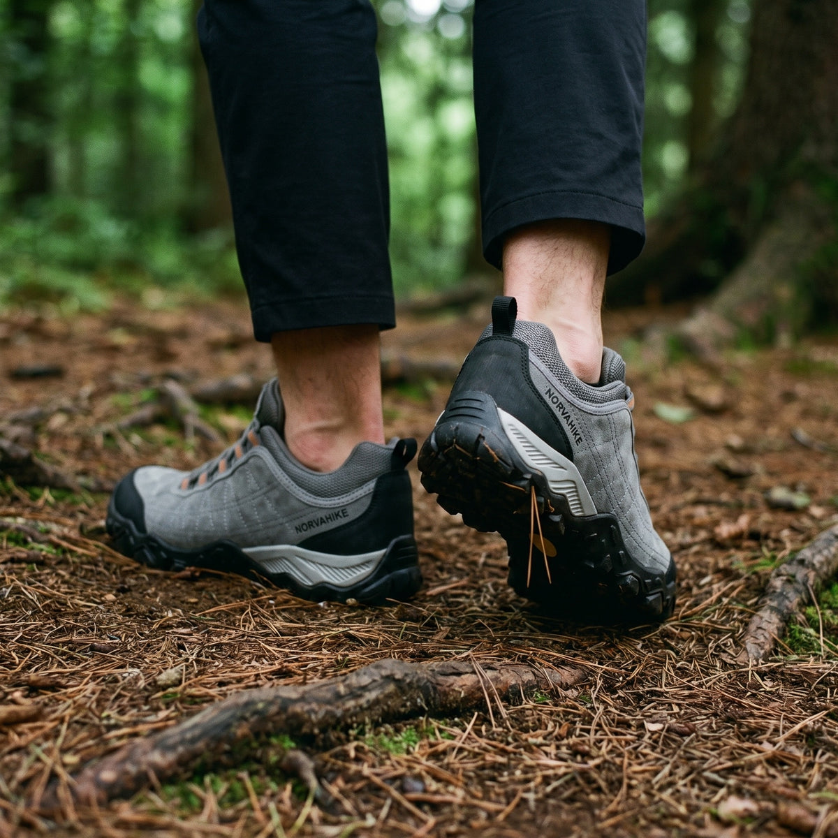 Norva Trail Bedrock, worn on foot