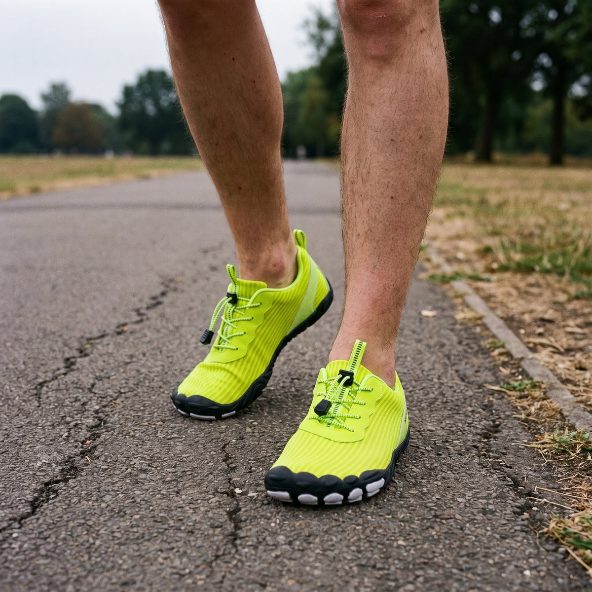 Norvaflex Barefoot Wide Toe Cadence, worn on foot
