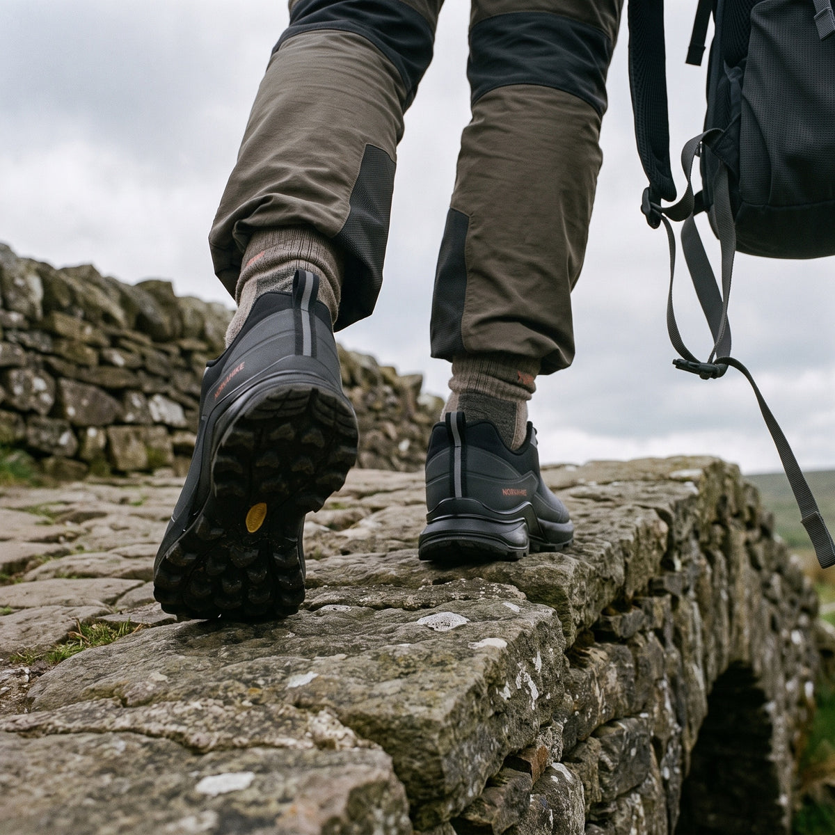 Norva Air Traverse, worn on foot