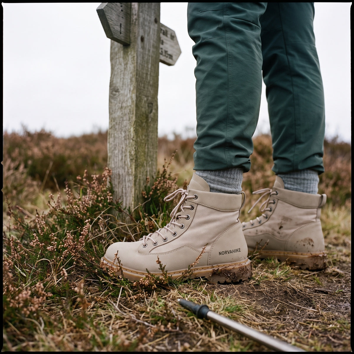 Norva Trail Head, worn on foot