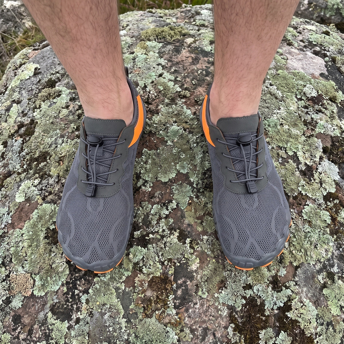 Norvaflex Barefoot Wide Toe Lagoon, worn on foot
