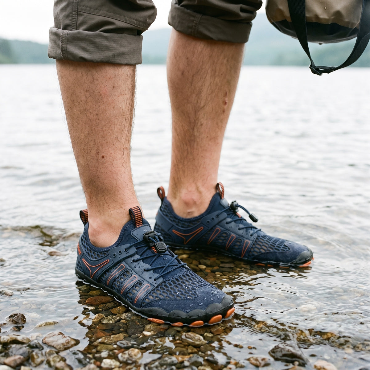 Norvaflex Barefoot Wide Toe Rapid, worn on foot