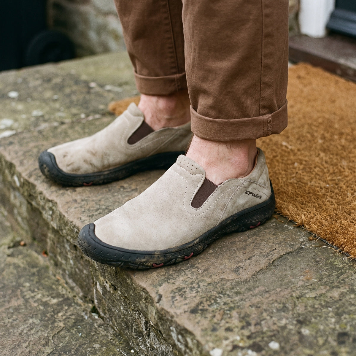 Norva Trail Fourseason, worn on foot