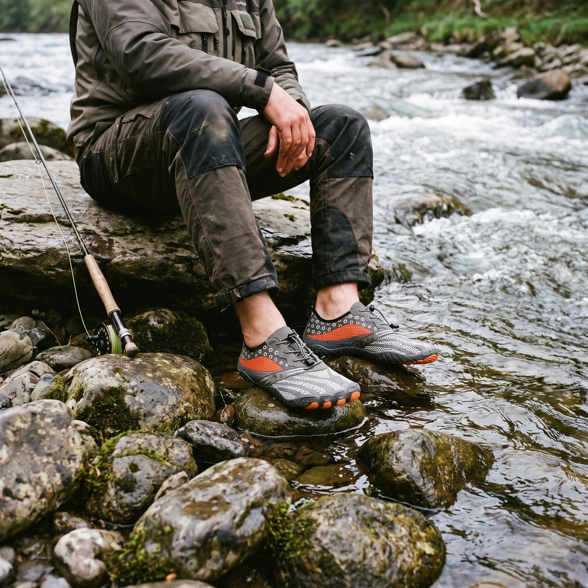 Norvaflex Barefoot Wide Toe Angler, outdoors
